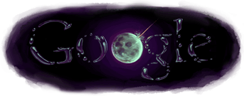 Google's special logo: Water on moon 09