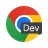 デベロッパー向け Chrome ロゴ。
