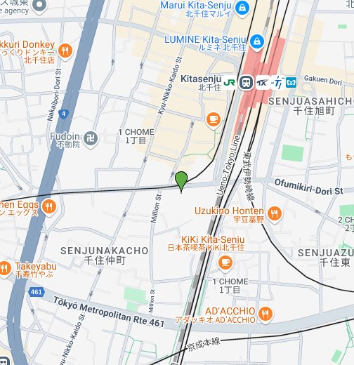 長谷工リフォーム北千住店 Google マイマップ
