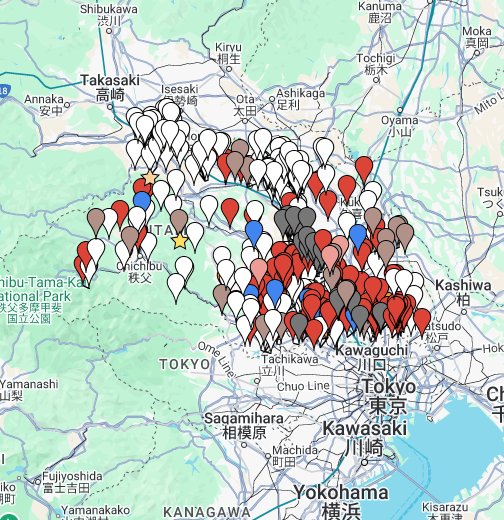 埼玉県 みんなで共有御朱印マップ Google マイマップ